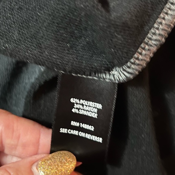 Torrid plus size grey and blue Ombre sweatshirt dress. Size 0 - Picture 10 of 14